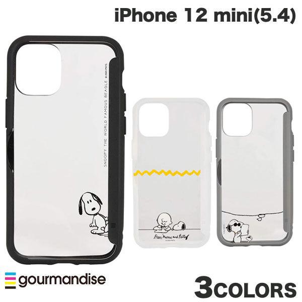 gourmandise iPhone 12 mini ケース SHOWCASE+ ピーナッツ スヌーピー グルマンディーズ
