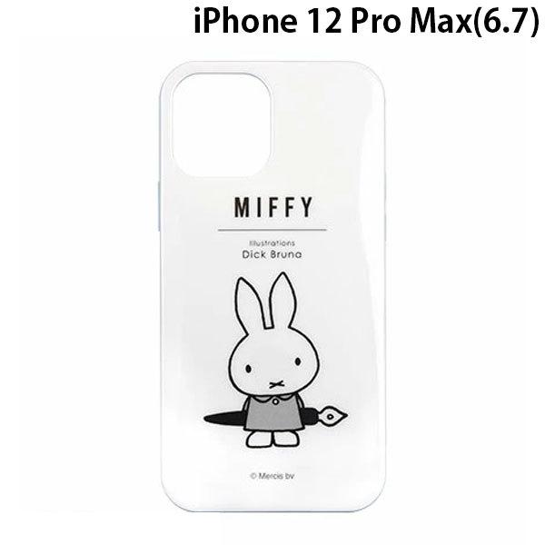 gourmandise グルマンディーズ iPhone 12 Pro Max ソフトケース ミッフィー ペン MF-116WH