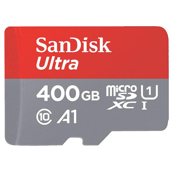 SanDisk サンディスク Ultra 400GB microSDXC UHS1 Class10 120MB/s アダブタ付 A1対応 海外パッケージ品 SDSQUA4-400G-GN6MA