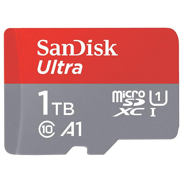 SanDisk サンディスク Ultra 1TB microSDXC UHS1 Class10 120MB/s アダブタ付 A1対応 海外パッケージ品 SDSQUA4-1T00-GN6MA
