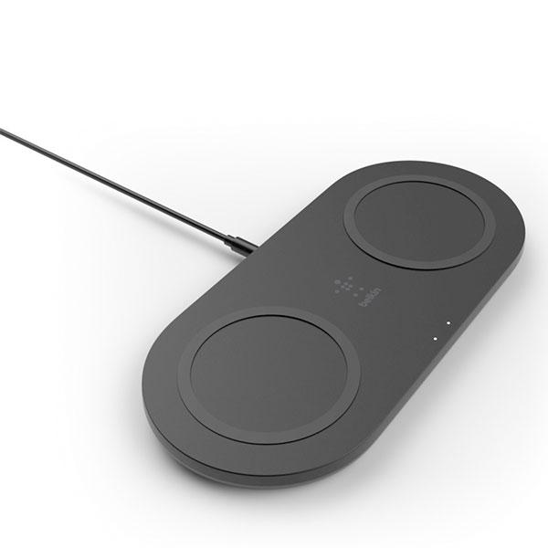 BELKIN ベルキン BOOST↑ CHARGE 15W デュアルワイヤレス充電パッド ブラック WIZ008dqBK