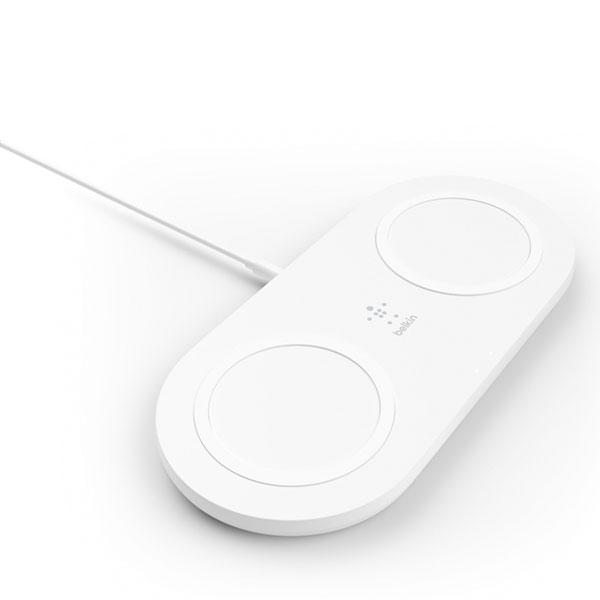 BELKIN ベルキン BOOST↑ CHARGE 15W デュアルワイヤレス充電パッド ホワイト WIZ008dqWH