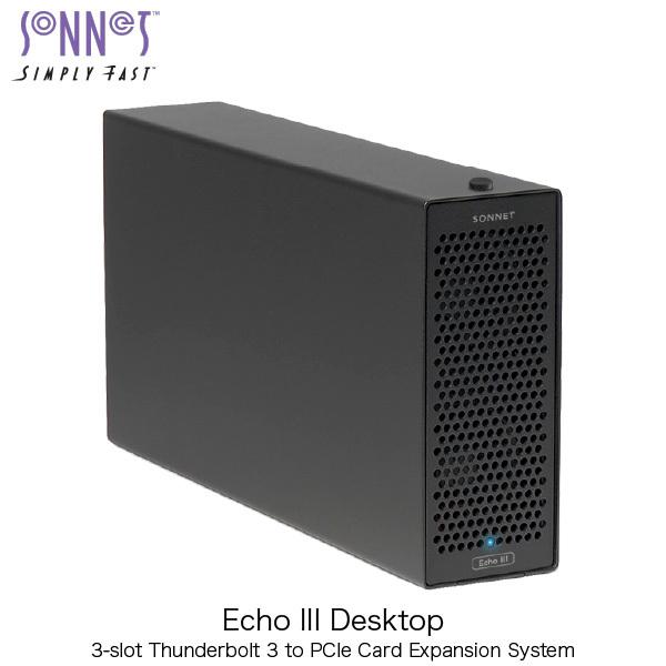 Sonnet ソネット テクノロジー Echo Iii Desktop 3 Slot Desktop Thunderbolt 3 To Pcie Card Expansion System Echo 3d Tb3 ネコポス不可 4914 キットカットヤフー店 通販 Yahoo ショッピング