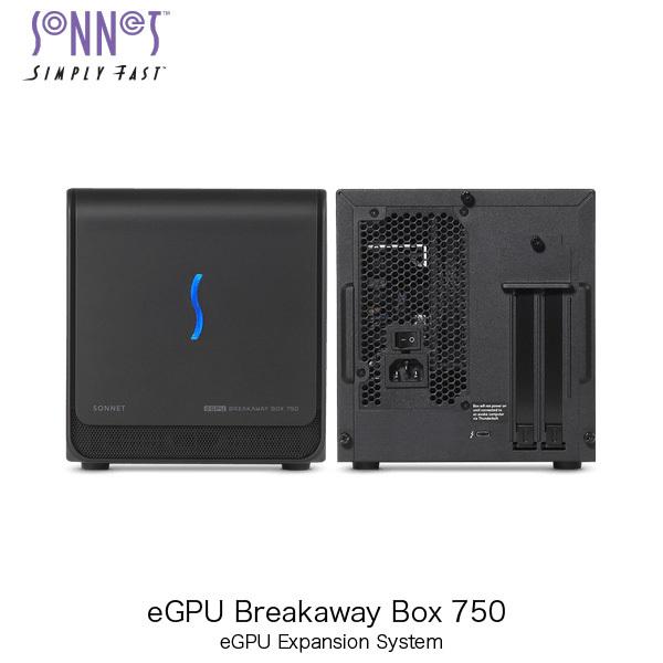 SONNET ソネット テクノロジー eGPU Breakaway Box 750 (Thunderbolt 3-to-eGPU PCIe Card Expansion System) GPU-750W-TB3