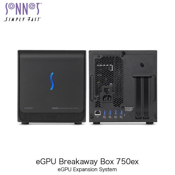 SONNET ソネット テクノロジー eGPU Breakaway Box 750ex (Thunderbolt 3-to-eGPU PCIe Card Expansion System) GPU-750WEX-TB3