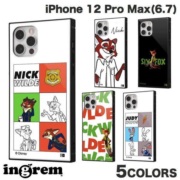 ingrem iPhone 12 Pro Max ディズニーキャラクター 耐衝撃ハイブリッドケース KAKU  イングレム