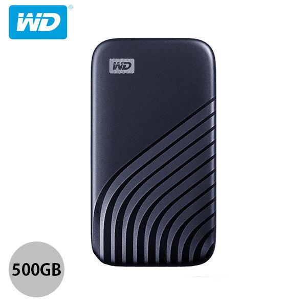 Western Digital ウエスタンデジタル 500GB USB 3.2 Gen2 (USB 3.1) 対応 My Passport SSD 2020 Hi-Speed ブルー WDBAGF5000ABL-JESN