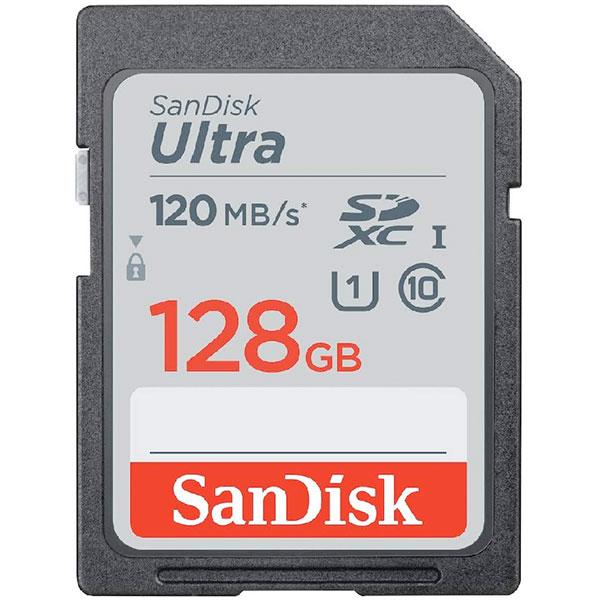 SanDisk サンディスク 128GB Ultra SDXC Class10 UHS-I R:120MB/s 海外パッケージ品 SDSDUN4-128G-GN6IN