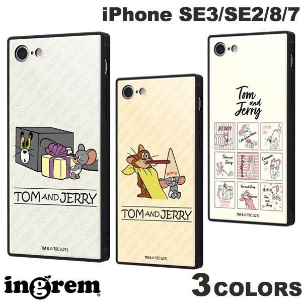 ingrem iPhone SE 第3世代 / SE 第2世代 / 8 / 7 トムとジェリー 耐衝撃ケース KAKU トリプルハイブリッド  イングレム