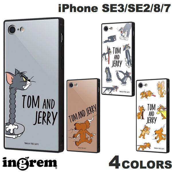 ingrem iPhone SE 第3世代 / SE 第2世代 / 8 / 7 トムとジェリー 耐衝撃ケース KAKU トリプルハイブリッド  イングレム