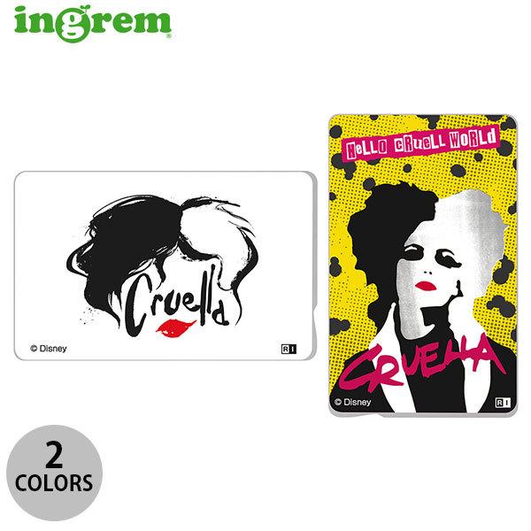 ingrem ディズニー映画 Cruella ICカードステッカー  イングレム