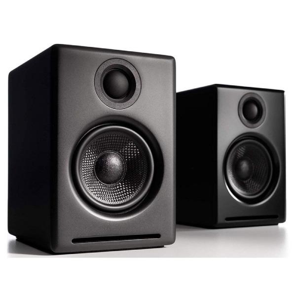 Audioengine オーディオエンジン A2+ Bluetooth 5.0 ワイヤレススピーカーシステム サテン・ブラックペイント AE-A2BT-BLK