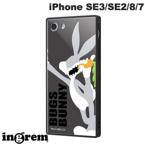 ingrem イングレム iPhone SE 第3世代 / SE 第2世代 / 8 / 7 ルーニー・テューンズ 耐衝撃ケース KAKU トリプルハイブリッド バックス・バニー