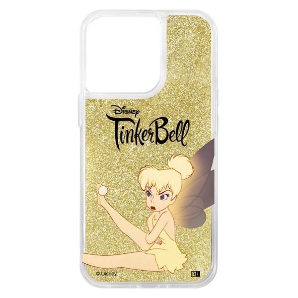 ingrem イングレム iPhone 13 Pro ディズニーキャラクター ラメ グリッターケース ティンカー・ベル/Sit IJ-DP32LG1G/TB001