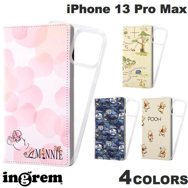 ingrem iPhone 13 Pro Max ディズニーキャラクター 手帳型アートケース FLEX CASE イングレム