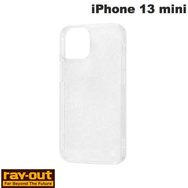 Ray Out レイアウト iPhone 13 mini ディズニーキャラクター TPUソフトケース キラキラ/ミッキーマウス RT-DP30A/MKM