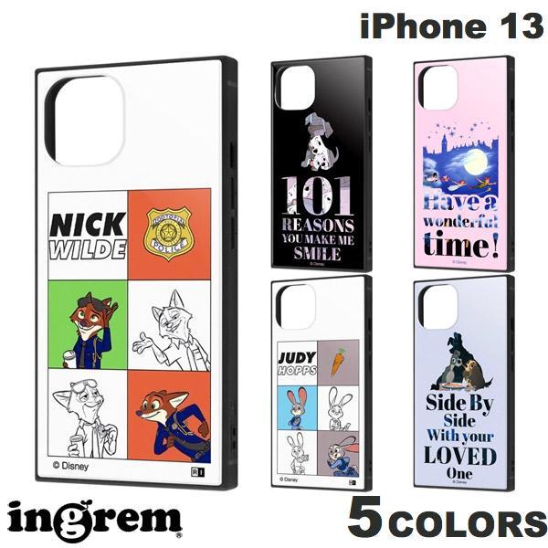 ingrem iPhone 13 ディズニーキャラクター 耐衝撃ハイブリッドケース KAKU  イングレム