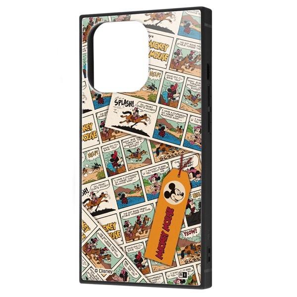 ingrem イングレム iPhone 13 Pro ディズニーキャラクター 耐衝撃ハイブリッドケース KAKU ミッキーマウス comic IQ-DP32K3TB/MK010