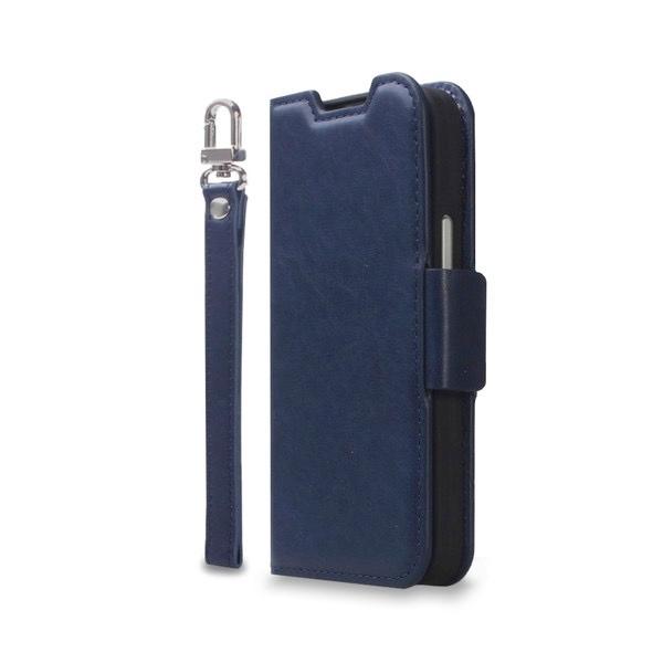 Corallo コラーロ iPhone 13 Pro NU SMOOTH 手帳型ケース Navy CR_IMPCSPLNS_NV