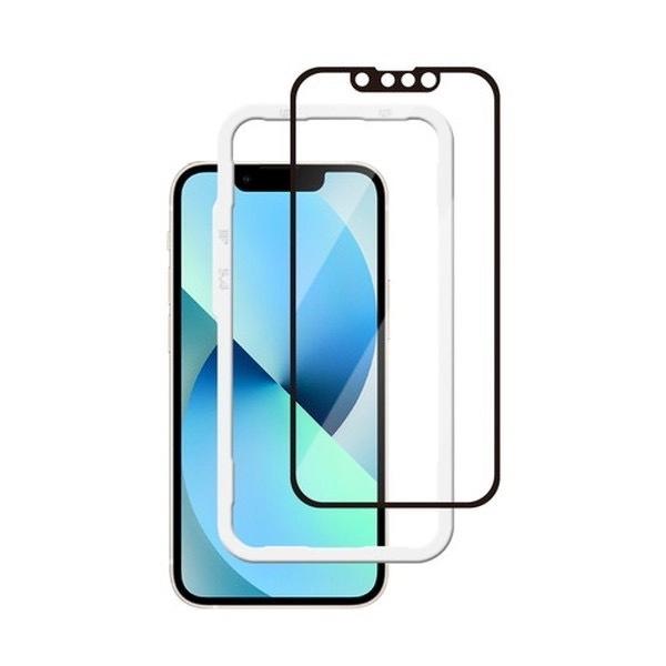 Corallo �R���[�� iPhone 13 mini HD EDGE GLASS ���򓧖��^�C�v Black 0.3mm GB_IMSSPSEHE_BK