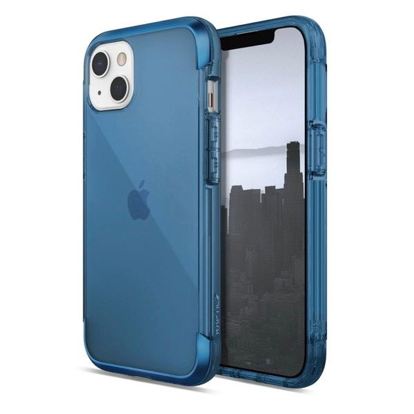 RAPTIC ラプティック iPhone 13 Air 耐衝撃ハイブリッドケース Blue RT_IMNCSAPAR_BL