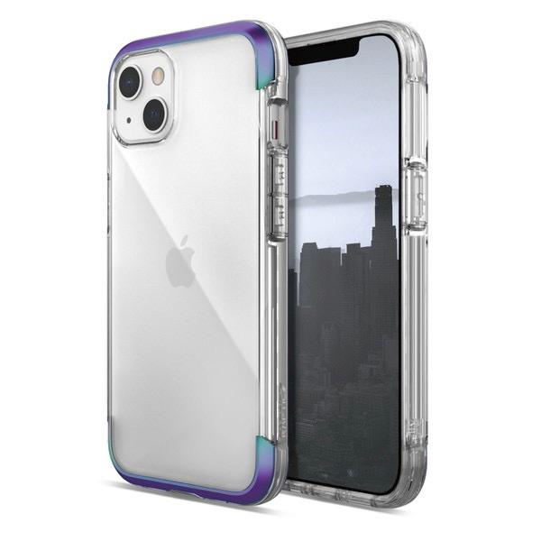 RAPTIC ラプティック iPhone 13 Air 耐衝撃ハイブリッドケース Iridescent RT_IMNCSAPAR_IR