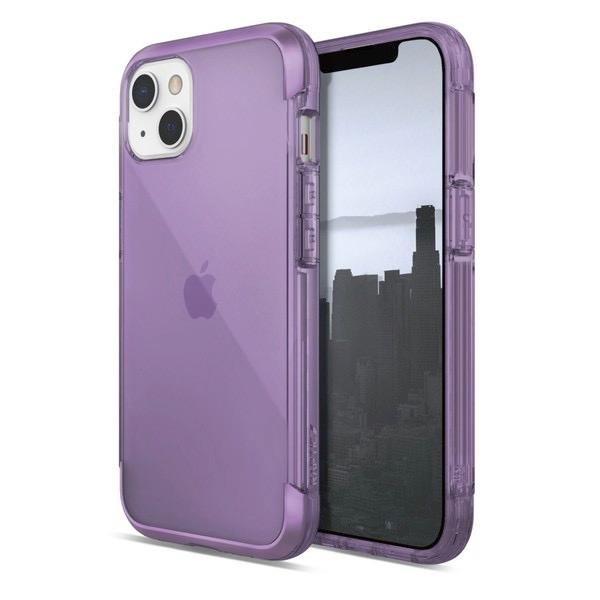 RAPTIC ラプティック iPhone 13 Air 耐衝撃ハイブリッドケース Purple RT_IMNCSAPAR_PP
