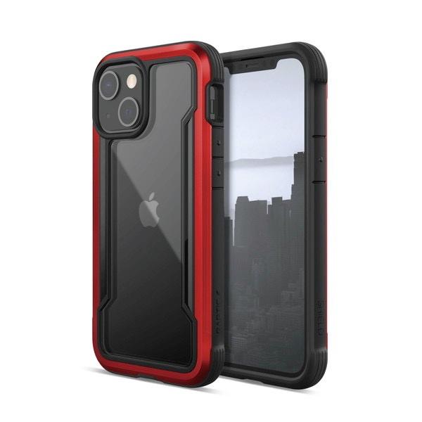 RAPTIC ラプティック iPhone 13 mini Shield Pro 抗菌 耐衝撃ケース Red RT_IMSCSAPSO_RD