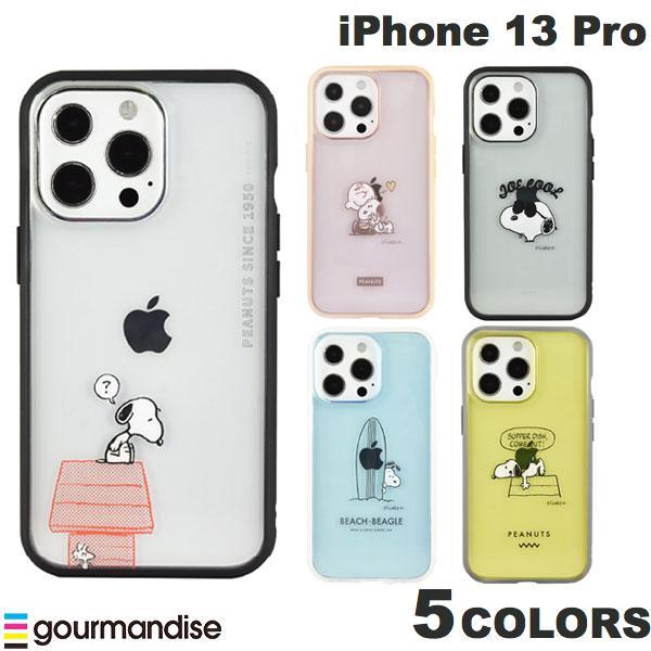 gourmandise iPhone 13 Pro IIIIfi+ (イーフィット) CLEAR ケース ピーナッツ スヌーピー グルマンディーズ