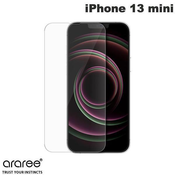 araree アラリー iPhone 13 mini Subcore 抗菌強化ガラスフィルム 光沢 0.3mm AR21655i13MN