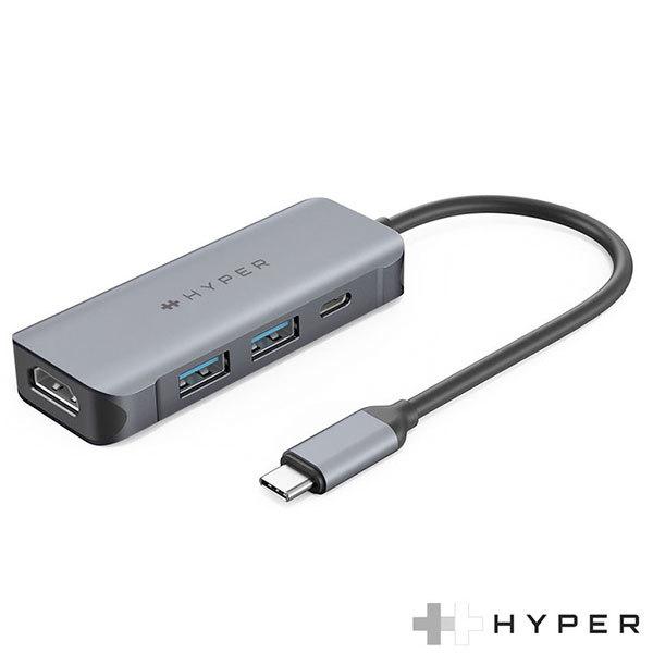 HYPER++ ハイパー HyperDrive USB Type-C 4-in-1 Hub 100W PD対応 HP-HD41