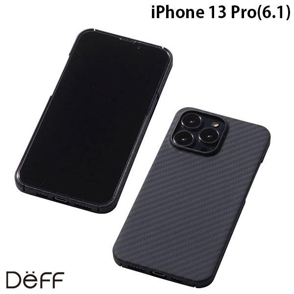 Deff ディーフ iPhone 13 Pro DURO ケブラーケース マットブラック DCS-IPD21M3KVMBK