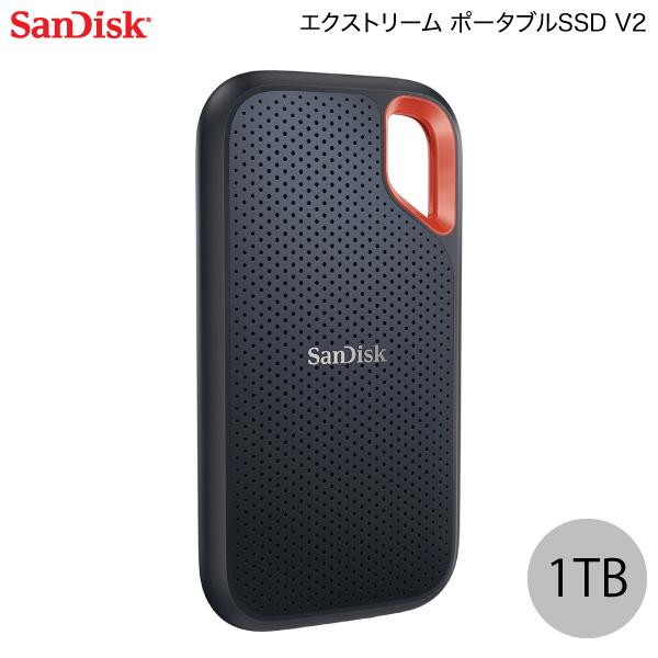 SanDisk サンディスク 1TB エクストリーム ポータブルSSD V2 防水 防塵 USB 3.2 Gen 2対応 SDSSDE61-1T00-J25