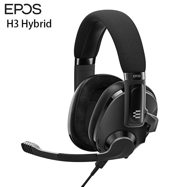 EPOS イーポス H3 Hybrid Black Bluetooth 密閉型 ワイヤレス 有線 ゲーミングヘッドセット 1000890