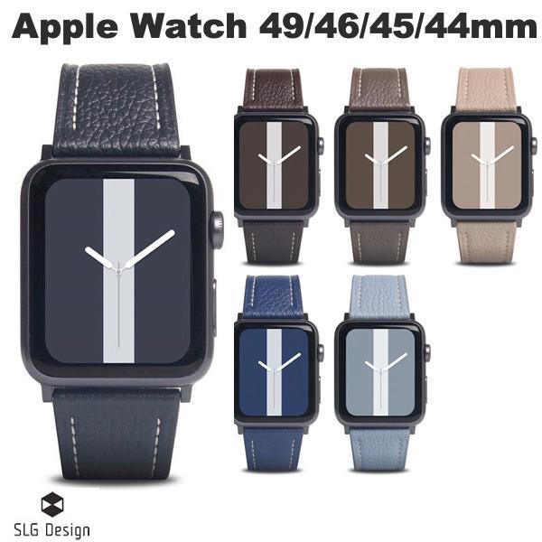 SLG Design Apple Watch 49 / 45 / 44 / 42mm FULL GRAIN LEATHER BAND エスエルジー デザイン