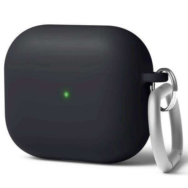 elago エラゴ AirPods 第3世代 LIQUID HYBRID HANG CASE Black EL_AP3CSSCLG_BK
