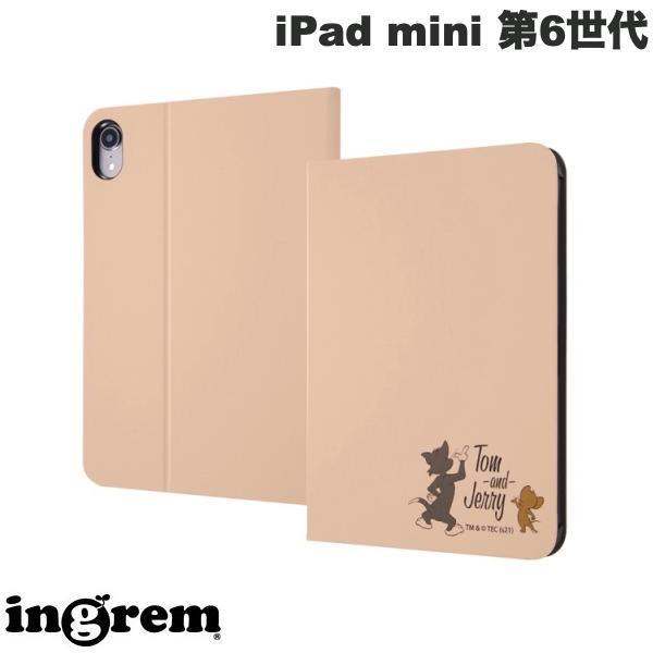 ingrem イングレム iPad mini 第6世代 トムとジェリー レザーケース トムとジェリー後ろ姿 IJ-WPA17LCBE/TJ20