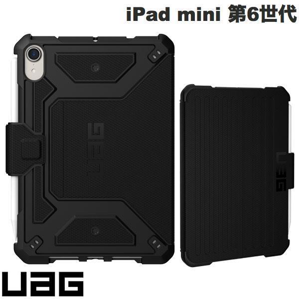 UAG ユーエージー iPad mini 第6世代 METROPOLIS (メトロポリス) 耐衝撃 フォリオケース ブラック UAG-IPDM6F-BK