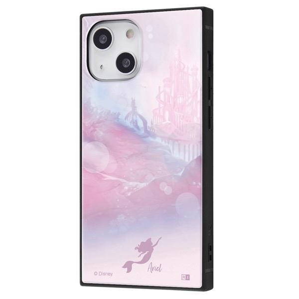 ingrem イングレム iPhone 13 mini ディズニーキャラクター 耐衝撃ハイブリッドケース KAKU アリエル_キングトリトンキャッスル