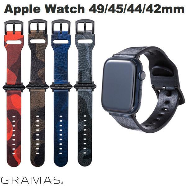 GRAMAS Apple Watch 49 / 45 / 44 / 42mm "CAMO" Italian Genuine Leather Watch 49 / band グラマス
