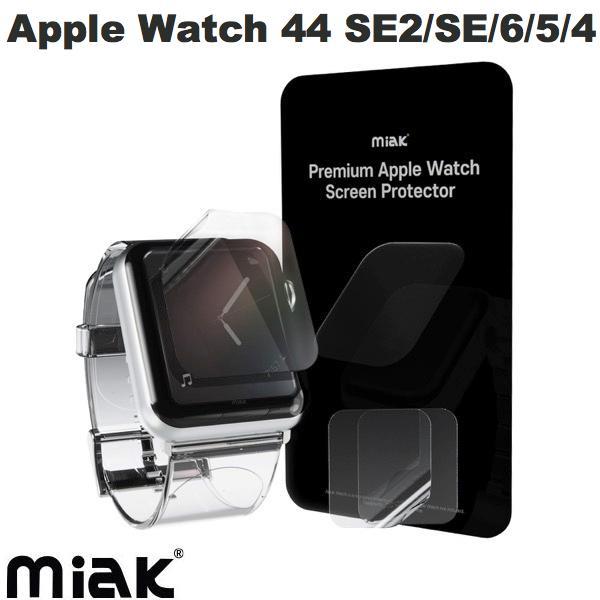 miak ミアック Apple Watch 44mm SE 第2世代 / SE / 6 / 5 / 4 セルフヒーリング 液晶保護フィルム 光沢 2枚入り MA22175AW
