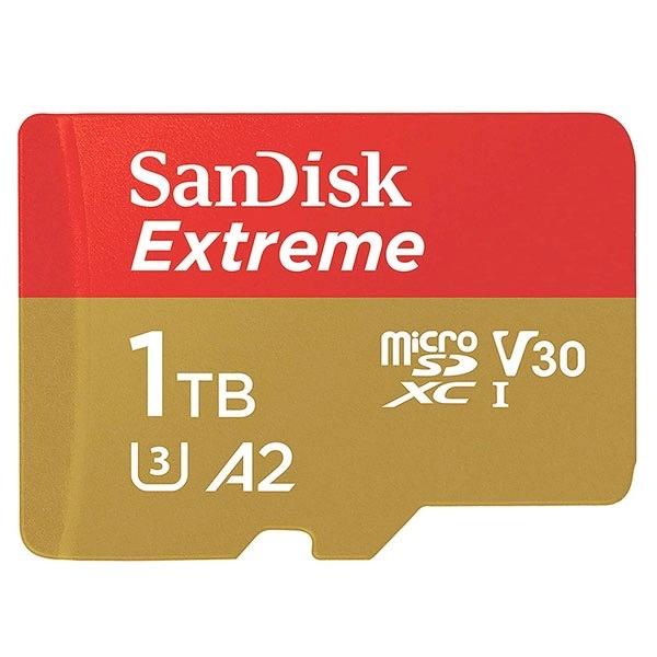 SanDisk サンディスク 1TB Extreme microSDXC UHS1 U3 Class10 R=160/W=90 A2対応 SDアダプタ無し 海外パッケージ SDSQXA1-1T00-GN6MN