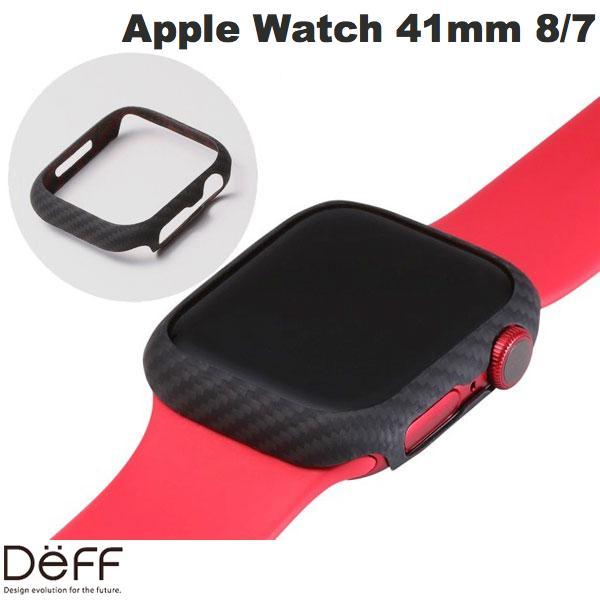 Deff ディーフ Apple Watch 41mm Series 8 / 7 DURO ケブラーケース マットブラック DCS-AW7D41KVBK