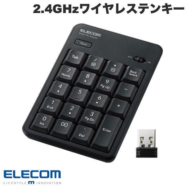 GR ELECOM eL[pbh  2.4GHz CX É݌v R ubN TK-TDM022SKBK lR|Xs