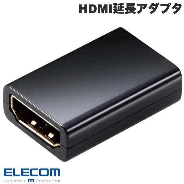 �G���R�� ELECOM HDMI�����A�_�v�^�[ �X�g���[�g �X�����^�C�v �u���b�N AD-HDAASS01BK