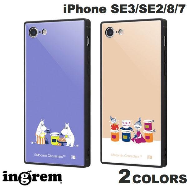 ingrem iPhone SE 第3世代 / SE 第2世代 / 8 / 7 ムーミン 耐衝撃ケース KAKU トリプルハイブリッド  イングレム