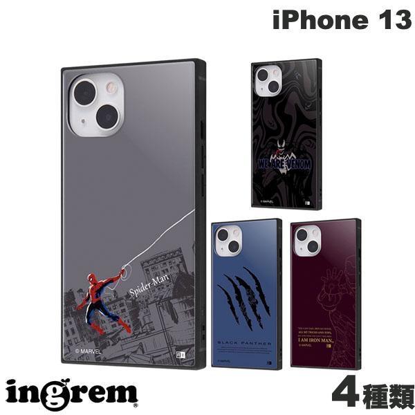 ingrem iPhone 13 マーベル 耐衝撃ハイブリッドケース KAKU  イングレム