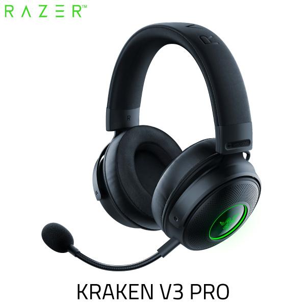 Razer Kraken V3 Pro THX Spatial Audio 7.1ch サラウンド 対応 2.4GHz ワイヤレス / 有線 両対応 ゲーミングヘッドセット ブラック