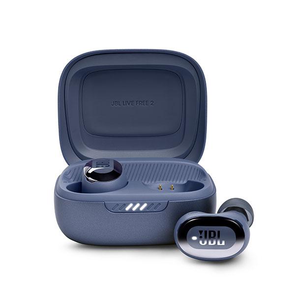 JBL LIVE FREE 2 Bluetooth 5.2 ハイブリッドノイズキャンセリング 完全ワイヤレス イヤホン ブルー