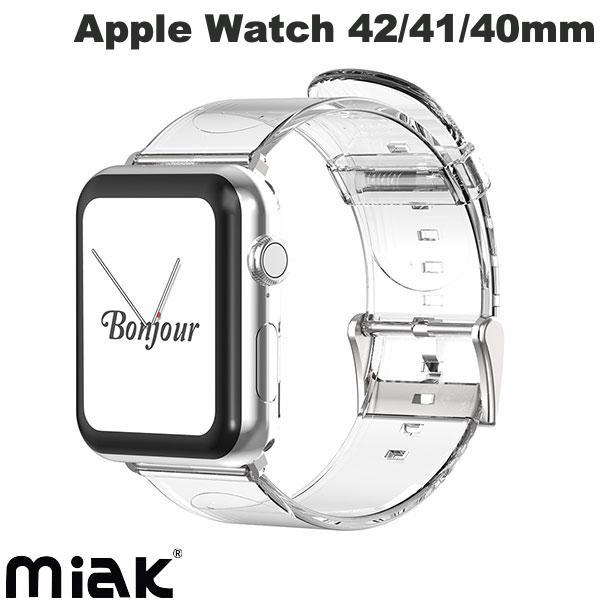 miak ミアック Apple Watch 41 / 40 / 38mm CLEAR BAND クリアバンド STRTA-W3840T